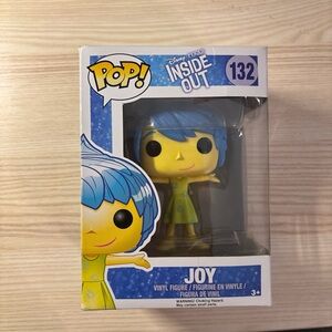 Funko Pop Inside Out Joy Figure - Blue and Yellow